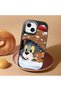 iPhone 15 Compatible Shock Absorbing Camera Protected Black Silicone Case Jerry - 3