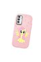Samsung Galaxy M23/M13 Compatible Shock-Absorbing Camera Protected Pink Silicone Case Fluttershy - 3