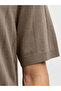 Brown Structure Knit Polo - 8