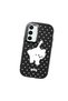 Samsung Galaxy S23 Fe Compatible Shock-Absorbing Black Silicone Case with Camera Protection Cat - 3