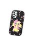 Samsung Galaxy A72 Compatible Shock-Absorbing Black Silicone Case with Camera Protection Fluttershy - 3