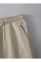 Beige Textured Shirt and Trousers Co-Ord Set - 8