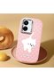 Poco C65 Compatible Shock-Absorbing Camera Protected Pink Silicone Case Cat - 2
