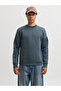 Charcoal Pullover Round Neck Sweatshirt - 5