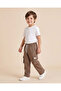 Boys Brown Cargo Pocket Jogger Trousers - 2