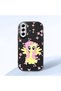 Samsung Galaxy S21 Fe Compatible Shock-Absorbing Black Silicone Case with Camera Protection Fluttershy