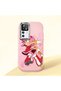Redmi K50 Ultra Compatible Shock-Absorbing Camera Protected Pink Silicone Case