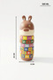 500 ml Math Player Bottle Double Layer Leak-Proof Water Bottle with Straw and Strap - 7