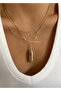 3-Piece Gold Chain Leaf Women's Gold Necklace Set - 2