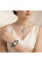 Luxury White Stone Jewellery Set for Women – Elegant Necklace, Earrings & Stone Watch – Modern Premium Fashion Accessories Set gift box included - 6
