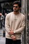 3 Pieces Men's Cotton Printed Regular Fit Sweatshirt - 2