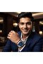 Men's Analog Quartz Watch - C04A-041PY, Silver-Tone with Blue Dial - 4