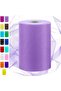 سوبيت بكرة قماش تول اسود بطول 6 انش × 100 ياردة، بكرة قماش من قماش التل، بكرة قماش شبكية من البوليست