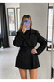Kaşe Double-Breasted Belted Long Trench Coat