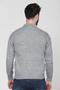Men's Dad Middle Age and Above Knitwear Knitted Acrylic Winter Regular Fit Pocketed Zippered Polo Collar Sweater - 4