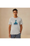 GRAPHIC TEE WITH CHECKED BOTTOM PYJAMA SET - 3