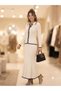 Women's Thin Knitwear Suit with Skirt - 6