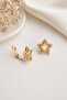 Yellow Gemstone Star Xuping Earrings