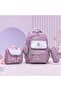 Girl's 3-Piece School Bag Set – Glittery Backpack, Lunch Bag, and Pencil Case - 4