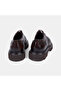 Men's Brown Laced Leather Classic Shoes with Brogue Detail - 5