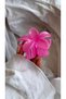 Shiny Acetate Hair Clip with Floral Design, Tropical Hair Accessory - 2