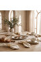 Floral Accent Metal Serving Tray - 48x22 cms - 4