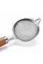 8.5" Fine Mesh Strainer with Wooden Handle, Stainless Steel Small Effective Cone Shaped Strainer For Tea Herbs, Coffee & Drinks - 3