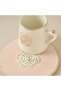 Rose Accent Porcelain Cup and Saucer Set - 220 ml - 4