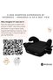 SANFARO i-Size ISOFIX Backless Booster Car Seat, Double Padded Foam, Compact, Lightweight & Portable Kids Car Seat, Arm Rest Seat, 2 Cup Holder, ECER129 (6-12yrs, 125-150cm, 22-36kg) - 2