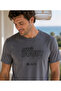 Men's Short Sleeve, Long Bottom, Crew Neck, Letter-Printed, 100% Cotton Pajama Set - 2