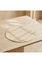 Jute 2-Piece Checked Placemat Set - 38 cm - 2