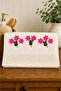 100% Cotton Embroidered Hand and Face Towel 50X90 cm – Soft Textured Decorative Towel
