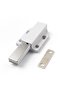 Magnetic Push to Open Latch, Heavy Duty Touch Catch, Pressure Release Cabinet Door and Drawer Hardware with Screws White - 3
