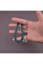 Fire Amber Capsule Cut Mascot 9X12Mm Prayer Beads - Green - 3