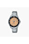 38 MM Silver Analog Stainless Steel Watch | MDV-10D-4A2VDF