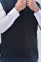 Men's Dad and Middle-Aged Baklava Patterned Acrylic Thick Textured V-Neck Knitwear Sweater - 4