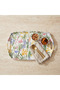 Fleur Floral Print Serving Tray - 40x31 cm