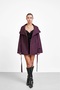 Bsk Model Stand Collar Midi Length Trench Coat Lined Women's Trench Jacket - 4