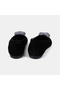 Women's Black Suede Ballerinas with Stone Flower Accessories - 5