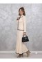 Women's Thin Knitwear Suit with Skirt - 4