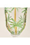 Palm Tree Hand-Painted Beverage Dispenser - 3.5 L - 5