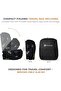 i-GENTO Compact Air Travel Car Seat,i-Size ECER129,Adjustable Headrest,Side Impact Protection,ISOFIX&Top Tether,Compact Foldable&Portable,Group1/2/3(9m to 12yrs,9-36 kg)-Black Grey - 3