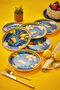 6-Piece Lemon Garden Series Full Pattern Cake Presentation Plate, Fruit Plate, Breakfast Serving Plate, Cake Dessert Plate Gift Set - 2