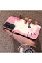 Samsung Galaxy A25 Compatible Hard Acrylic Back Silicone Edge Lens Protection Kitty Case - 3