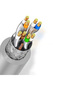 Icat8-15G 15 Meter Cat8 Ethernet Network Cable |   40Gbps 2000Mhz 100% Copper Rj45 Gold End Gray - 7