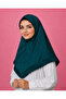 Ladies Button Front Hijab with Ruffle Trim – Elegant Modest Headscarf for Women - 2