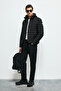 June Goose Feather Men's Coat Black - 3