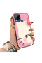 Realme C15/C25/C25S Compatible Hard Acrylic Back Silicone Edge Lens Protection Kitty Case