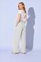 Women's Snow Melange Pleated Front Tie-Up Wide Leg Sweatpants - 7
