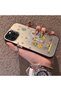 iPhone 15 Pro Max Compatible Hard Acrylic Back Silicone Edge Lens Protection Case Cartoon - 4